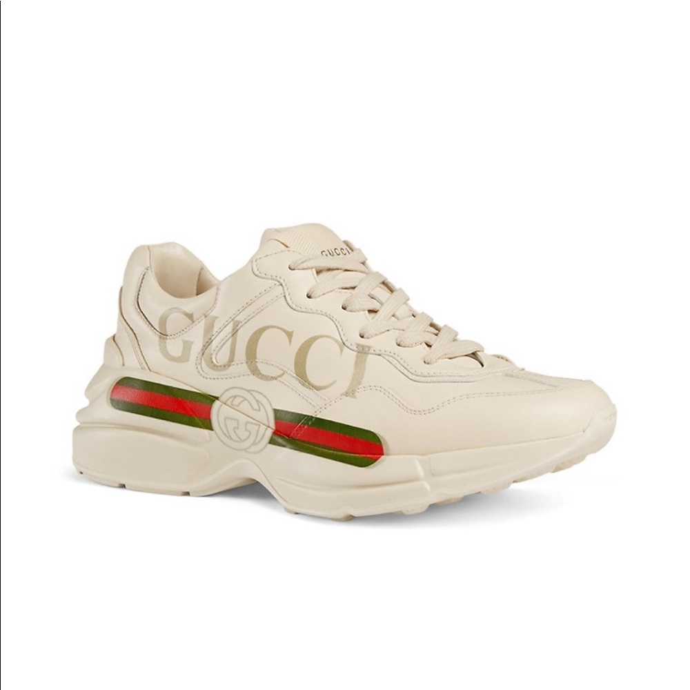 GUCCI Off-White Rhyton Sneakers - SIZE 11